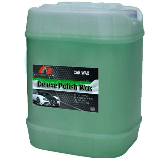 Deluxe Polish Car Wash & Wax Clean Shine Car Cleaner Detergent Soap Ultra-Rich Green Color-3E-510GAL30