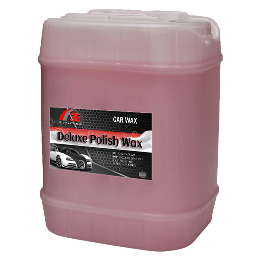 Deluxe Polish Car Wash & Wax Clean Shine Car Cleaner Detergent Soap Ultra-Rich Red Color-3E-511GAL30