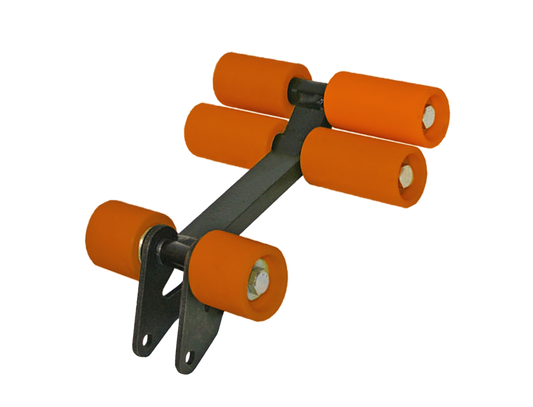 6 Wheel HPR w/D81X Tri Plates 2-1/4" Idler Wheel