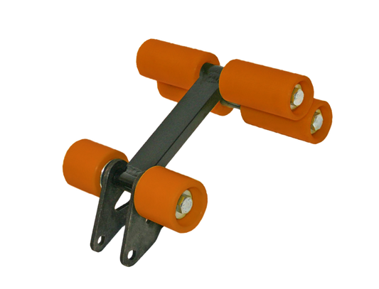 6 Wheel LPR w/D88K Tri Plates 2-1/4" Idler Wheel