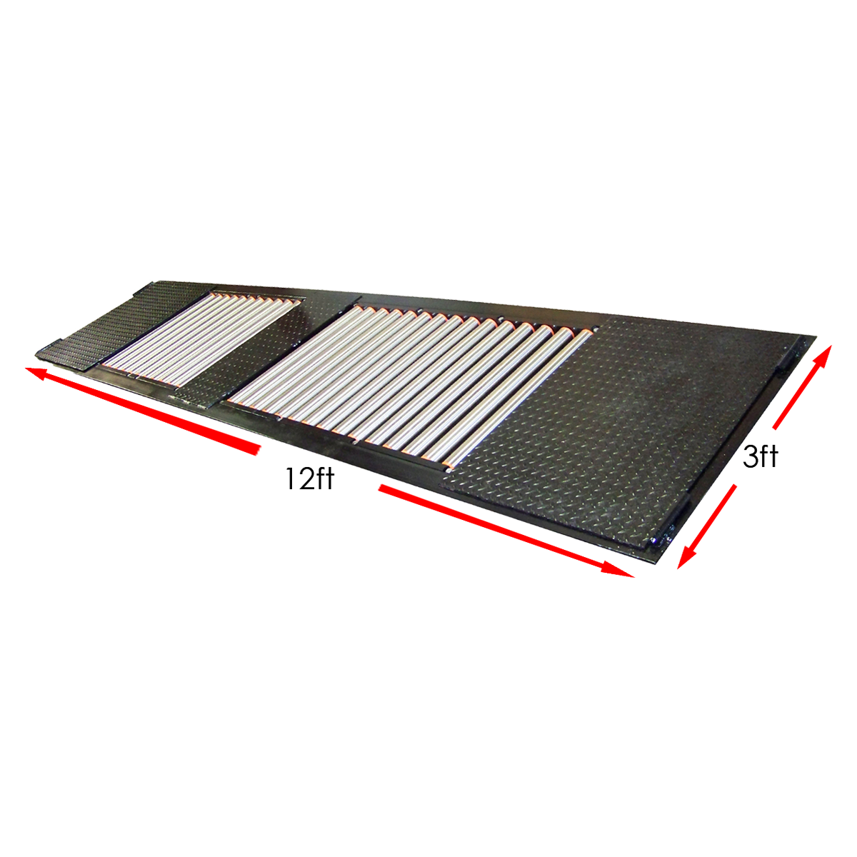 12ft x 3ft Rolling Correlator with Stainless Steel Pipe