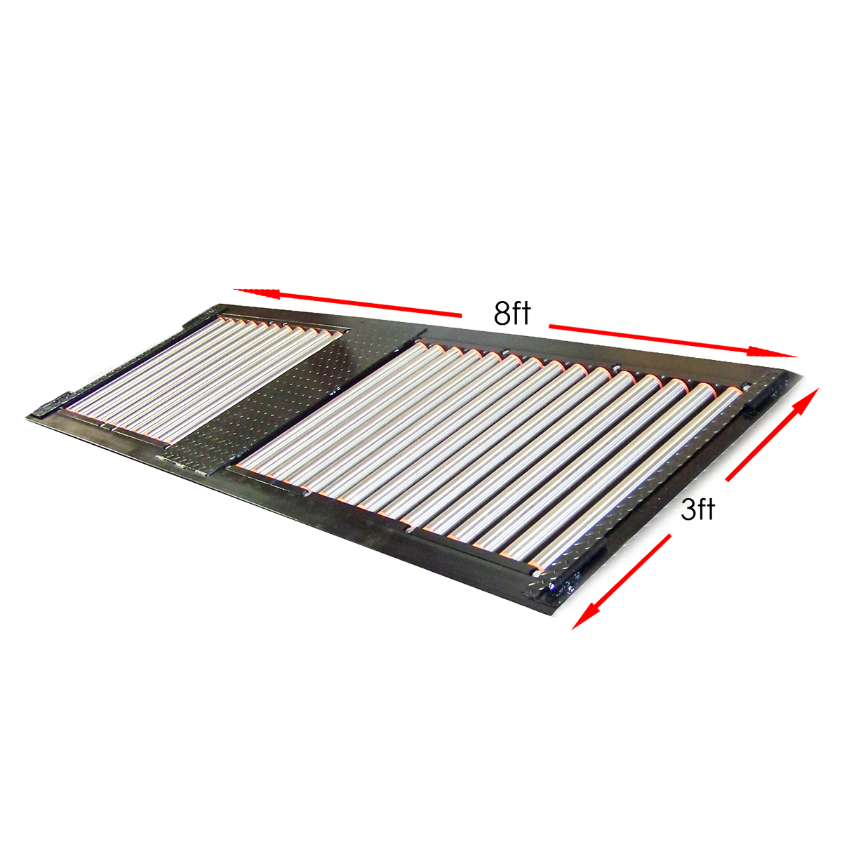 8ft x 3ft Rolling Correlator with Stainless Steel Pipe