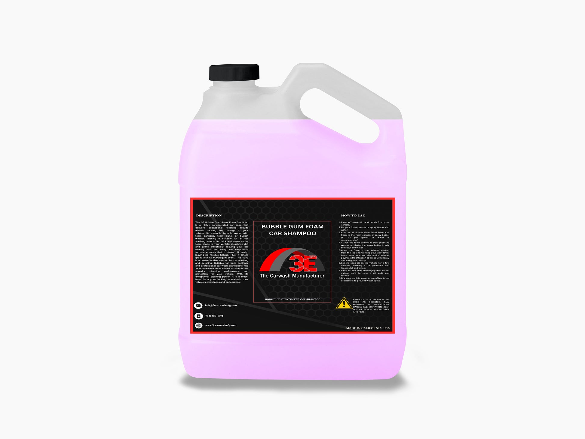 Shampoo Auto Concentrato Magic Foam - Schiuma Professionale Rosa Per Lavaggio Auto, 500 Ml - Foto 12