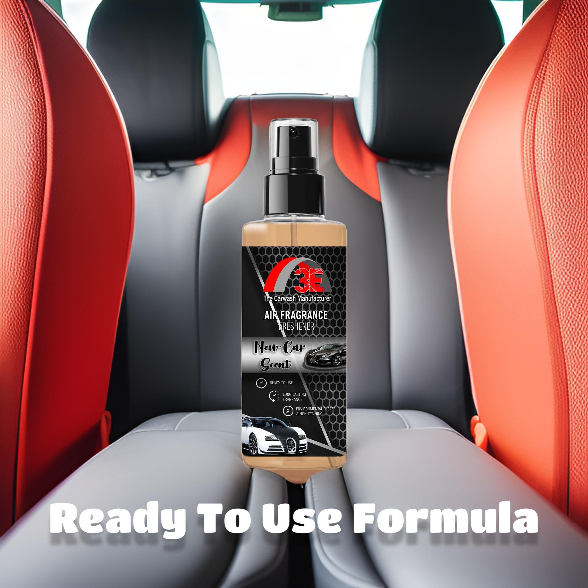 *BUY 2 GET 1 FREE* 3E Air Freshener Spray, 4 fl oz Home & Car Air Freshener - 3E The Carwash Manufacturer