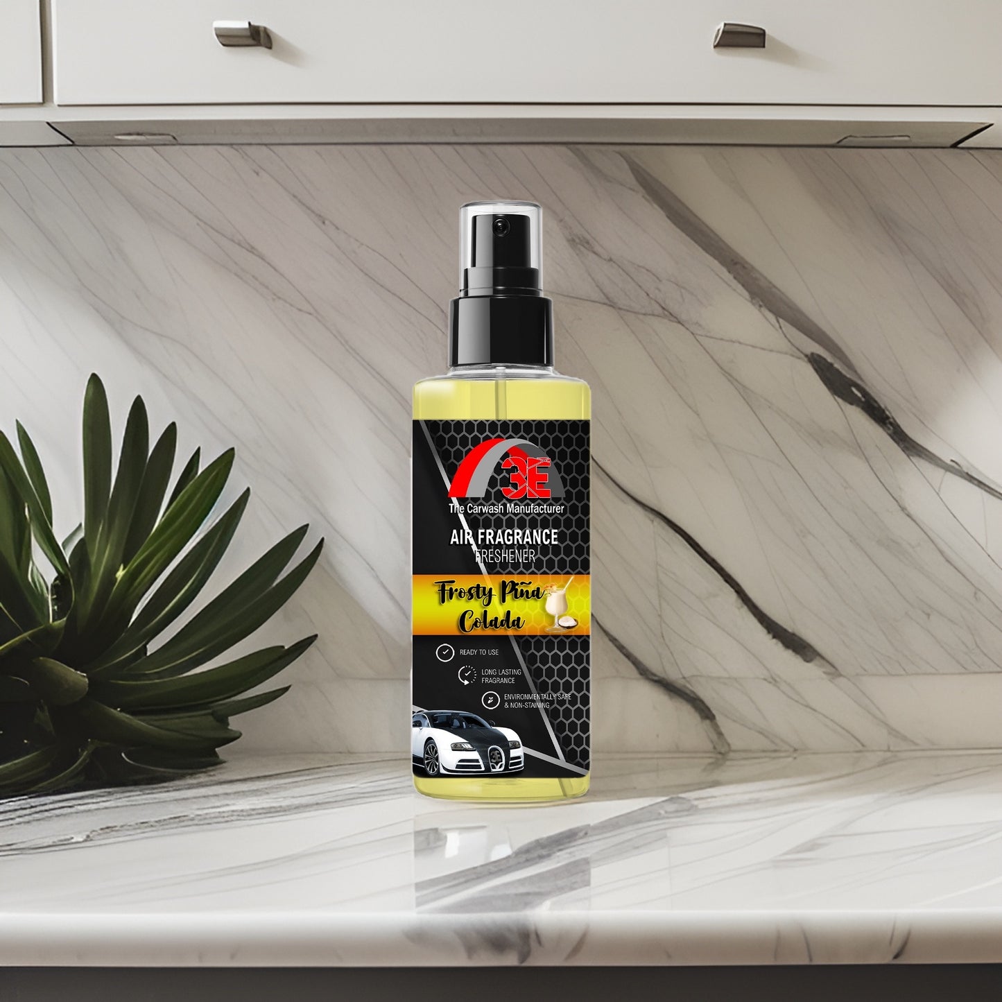 *BUY 2 GET 1 FREE* 3E Air Freshener Spray, 4 fl oz Home & Car Air Freshener - 3E The Carwash Manufacturer