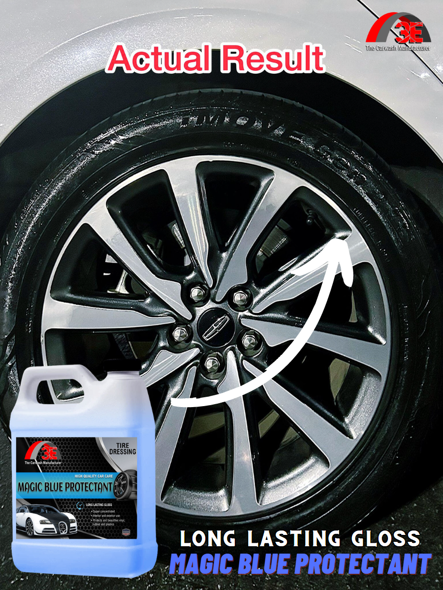 Magic Blue Tire Shine - Wipe on Only-3E-401GAL5