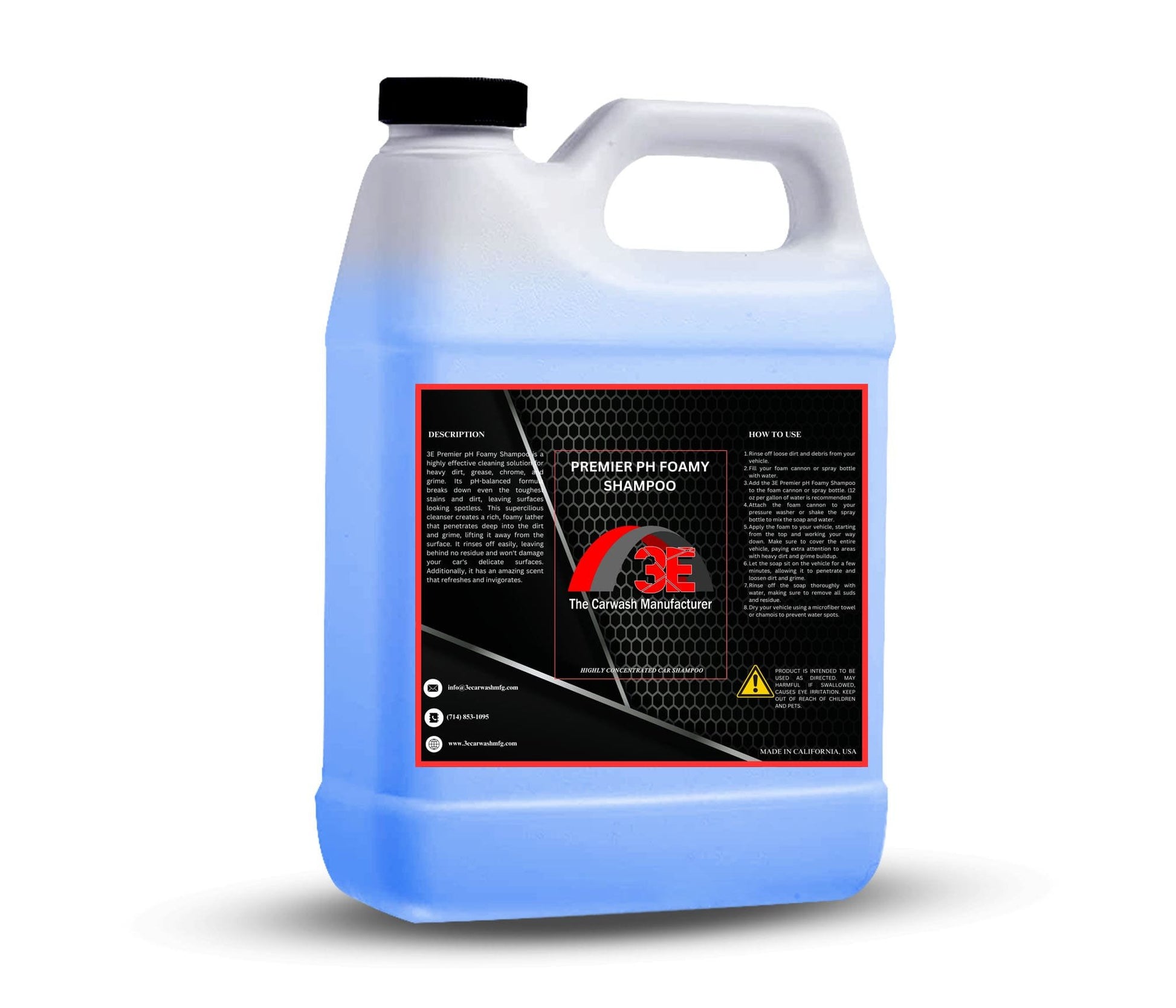 Premier pH Foamy Car Wash Shampoo Body Shop Safe-3E-303GAL5