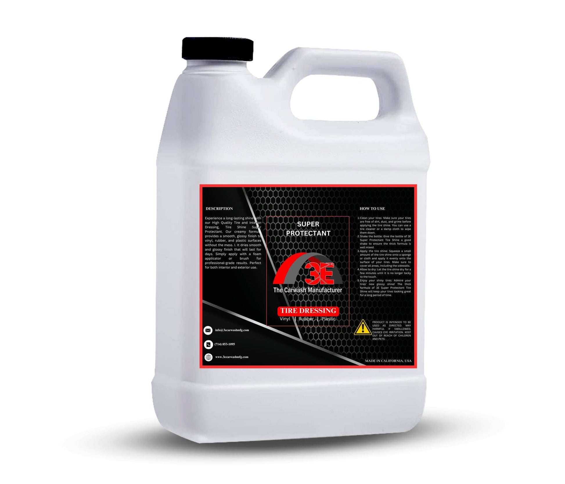 3E Super Protectant Tire Shine Thick Formula-3E-403GAL5